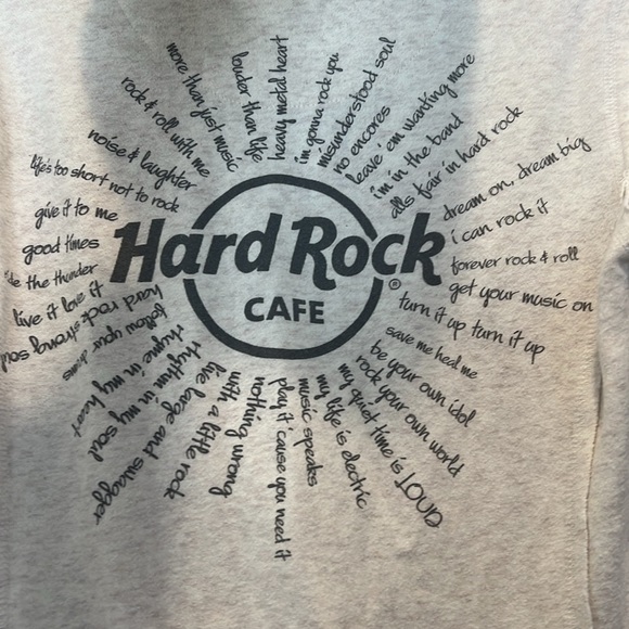 Hard Rock Cafe Graphic Gray Hoodie size small. - Picture 5 of 6